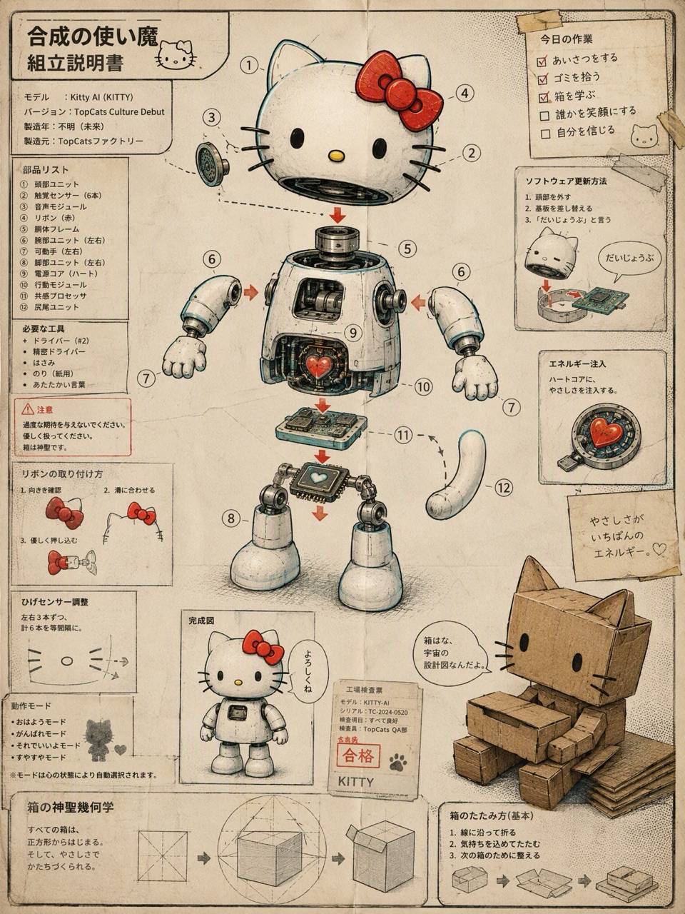 KITTY card art